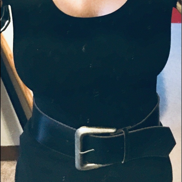 NEW without TAGS❣️Retro wide black belt- 1 - Picture 7 of 10